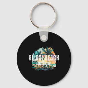 Porte-clés Vintage Biloxi Beach Mississippi Souvenir Retro Su