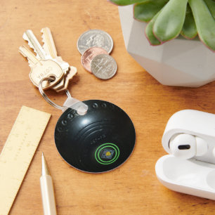 Porte-clés Vintage Black Lawn Bowl, Keyring