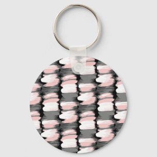 Porte-clés Vintage brosse, décoration dans les tons gris-rose