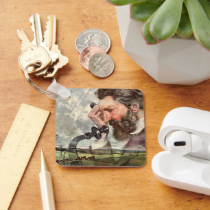 Porte-clés Vintage Business, Alexander Graham Bell Téléphone