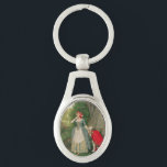 Porte-clés Vintage Classic Painting of Romantic Couple<br><div class="desc">Beau et romantique sont les mots qui viennent à l'esprit quand vous regardez ce tableau classique d'un gentleman embrassant la main d'une bonne femme. Cette belle scène se traduit parfaitement à la fois par la mode et les décors maison. Le cadeau parfait pour tout romantique de votre vie.</div>