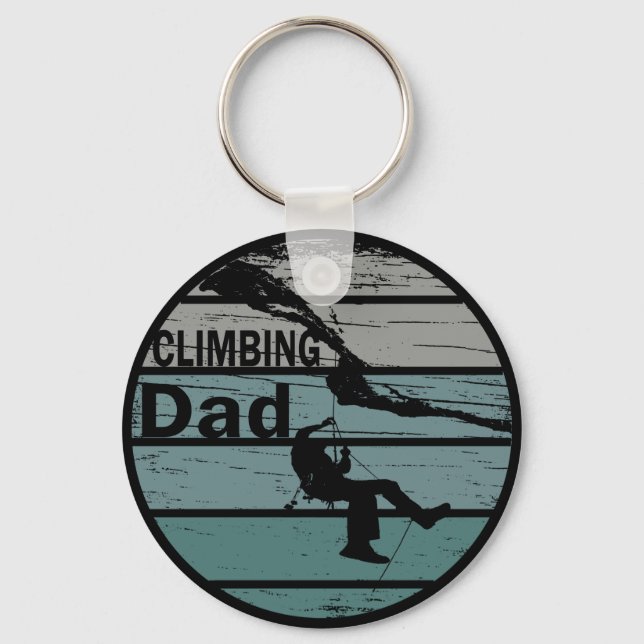 Porte-clés vintage climbing dad (Recto)