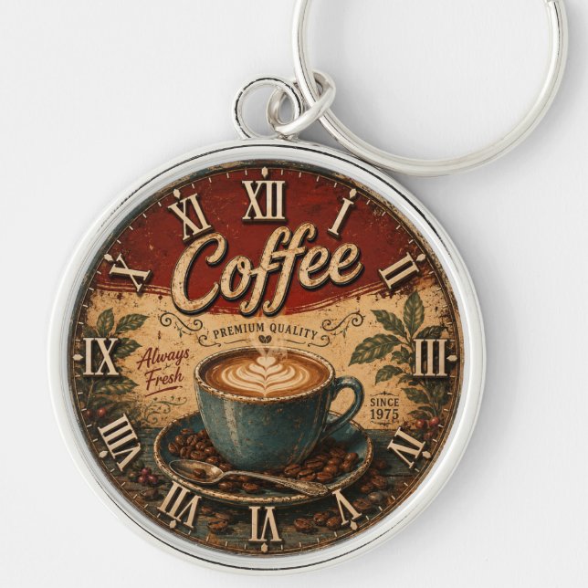 Porte-clés Vintage Coffee  (Devant)