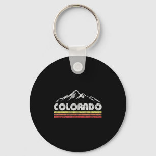 Porte-clés Vintage Colorado Retro VTT Ski