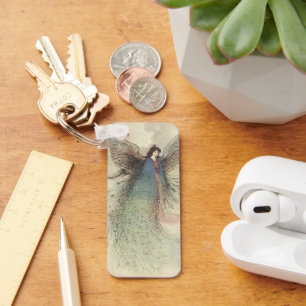 Porte-clés Vintage conte de fées japonaises, le chef de lune