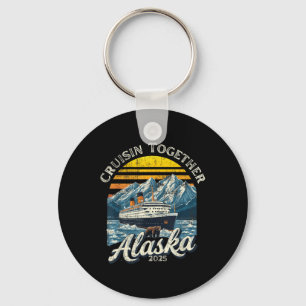 Porte-clés Vintage Cruisin Ensemble Alaska 2025 Famille d'ami