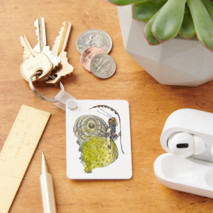 Porte-clés Vintage Cute Fantasy Butterfly Fairy with Wings