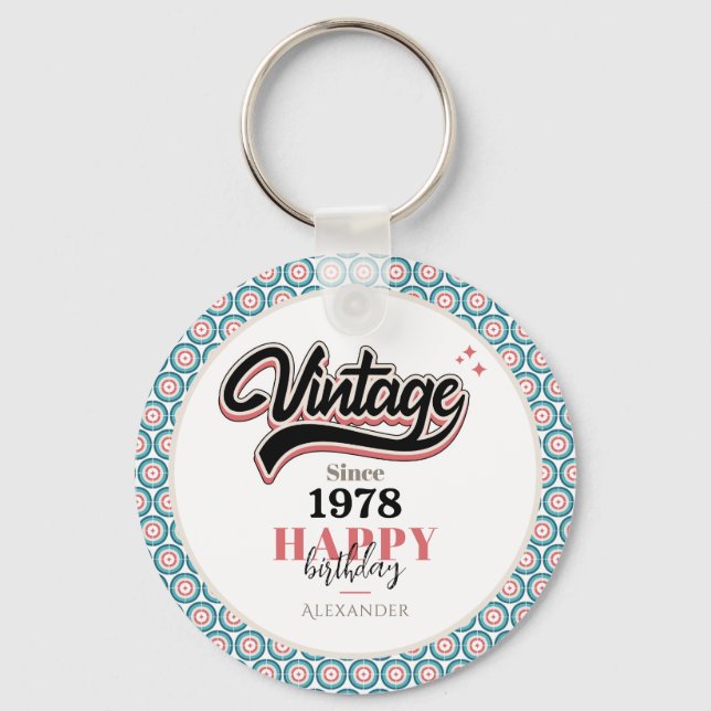 Porte-clés Vintage depuis - 1978 (Recto)