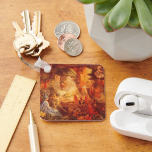 Porte-clés Vintage Fairy Tale Le Rouge-Gorge Captif par Fitzg