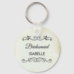 Porte-clés Vintage fête de mariage occidentale à l'ancienne