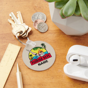 Porte-clés Vintage Florida Keys Porte - clé