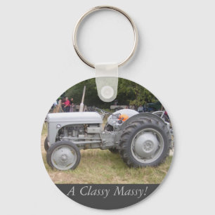 Porte-clés Vintage Gray massey fergison tractor photo