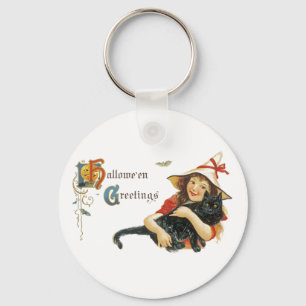 Porte-clés Vintage Halloween Greetings