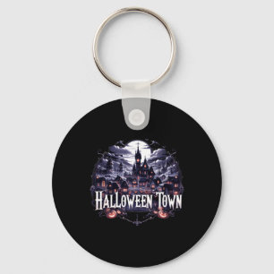 Porte-clés Vintage Halloween Town Skeleton Ghost Citrouille H