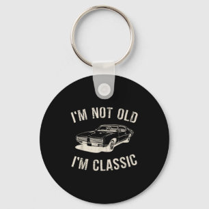 Porte-clés Vintage Je ne suis pas vieux, je suis Clic drôle g