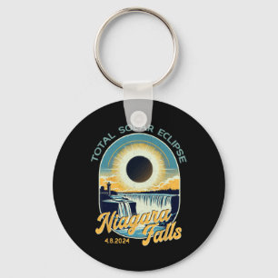 Porte-clés Vintage Look Total Solaire Eclipse Niagara Falls