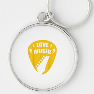 Porte-clés Vintage Love Guitar
