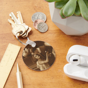 Porte-clés Vintage Lovers,  Love Romance Romantic Music