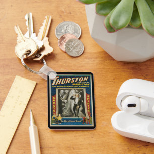 Porte-clés Vintage Magic Poster, Thurston, The Great Magician