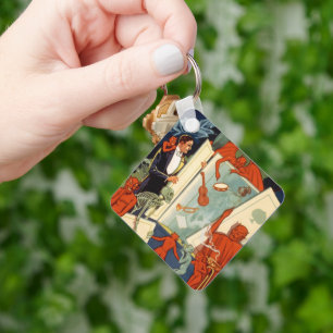 Porte-clés Vintage Magician Carter the Great Magic Act