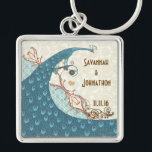 Porte-clés Vintage Mariage de Porte - clé Love Peacock<br><div class="desc">voir plus vintages produits d'oiseaux paons voir plus vintages produits d'oiseaux Peacock Wedding Invitations Vintage Paisley Peacock Colors or Fuchsia and Lime Paisley Faire-part de mariage -Paisley Peacock Colours Wedding Invitations, RSVP, Save the Date and Direction or Reception Cards. Cartes RSVP & Place Cartes RSVP & Place Cartes Mariages d'oiseaux...</div>