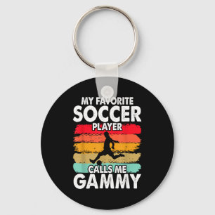 Porte-clés Vintage Mon Joueur De Football Favori M'appelle Ga
