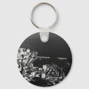 Porte-clés Vintage Monaco Principauté port overview