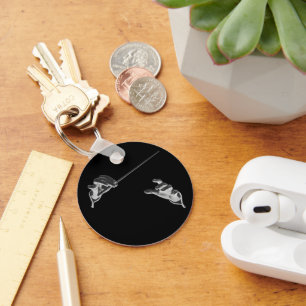 Porte-clés Vintage Music, Conductor's Hands with a Baton