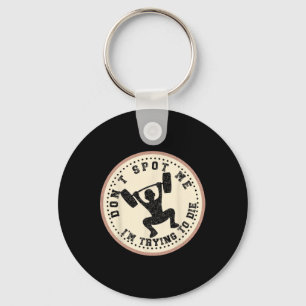 Porte-clés Vintage Ne me repérez pas J'essaie de mourir Bodyb