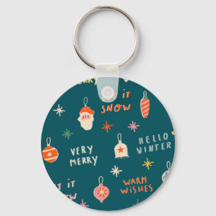 Porte-clés Vintage Noël 2020 : Motif ornemental