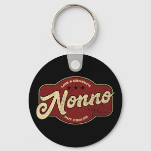 Porte-clés Vintage Nonno comme un grand-père mais plus cool -
