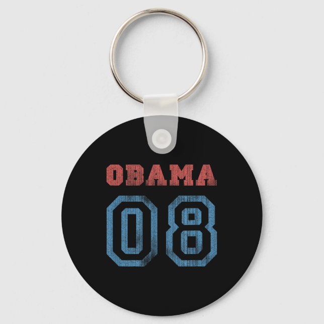 Porte-clés Vintage Obama 08 (Recto)