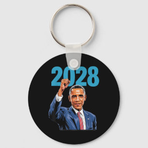 Porte-clés Vintage Obama 2028 Un drôle d'élection politique p