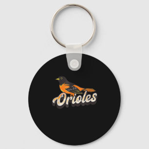 Porte-clés Vintage Oriole Bird, Oriole Fan Supporter Bird