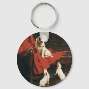 Porte-clés Vintage Pet Animals, Jack Russel Terrier Dogs