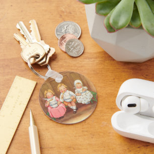 Porte-clés Vintage Porridge Porridge Hot Childrys Nursery Rhy