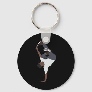 Porte-clés Vintage Rap 80s 90s Hip hop Lover Urban Dance Danc