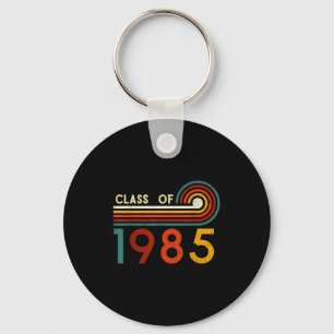 Porte-clés Vintage rétro classe de 1985 réunion 40ème