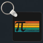 Porte-clés Vintage Retro Pi  Keychain<br><div class="desc">Vintage Retro Pi  Gift</div>