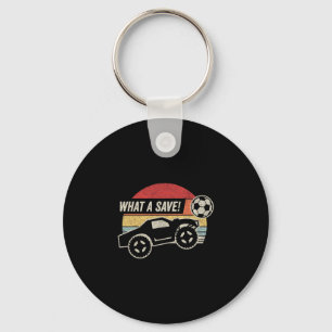 Porte-clés Vintage Rétro Quelle économie ! Voiture de footbal