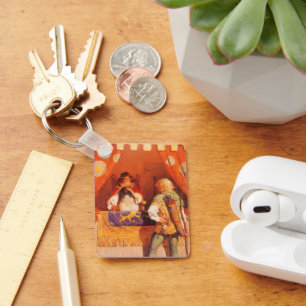 Porte-clés Vintage Robin Hood Meets Maid Marian by NC Wyeth