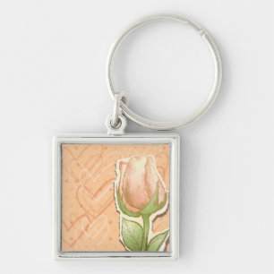 Porte-clés Vintage rosebud,
