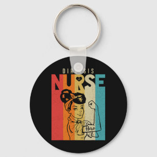 Porte-clés Vintage Rosie L'infirmière dialyse Riveter