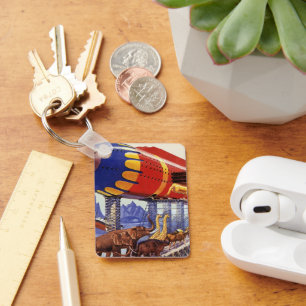 Porte-clés Vintage Science Fiction, Noah's Ark Wild Animals