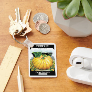 Porte-clés Vintage Seed Packet Étiquette Art, Halloween Citro