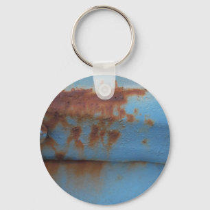 Porte-clés Vintage soft blue rusted