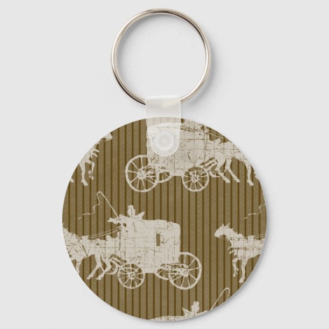 Porte-clés Vintage Stagecoach Brown (Recto)