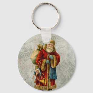 Porte-clés Vintage Style Father Christmas Santa Claus