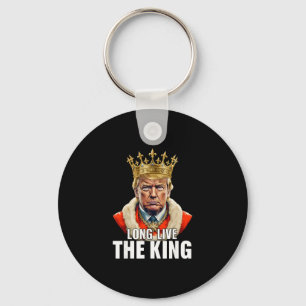 Porte-clés Vintage Trump Vive le roi American Patrioti
