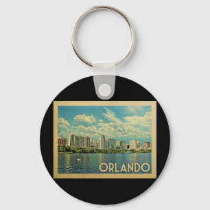 Porte-clés Vintage voyage Orlando Florida